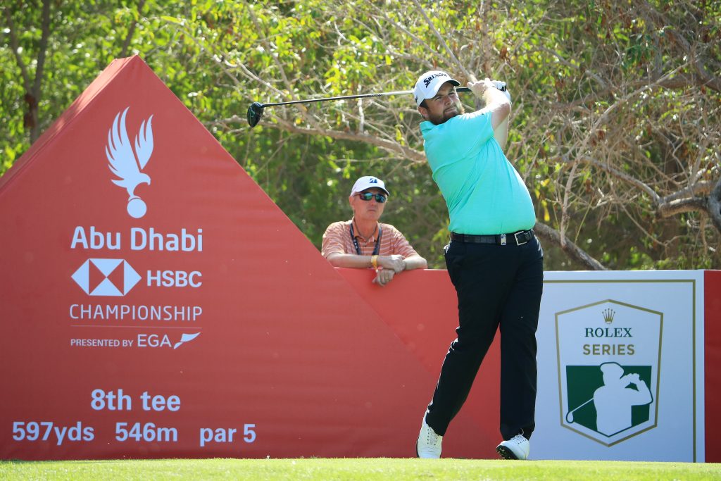 Shane Lowry became the first player since 1999 to score 10-under par having only hit five fairways during the first round of the Abu Dhabi HSBC Championship. Picture by GETTY IMAGES