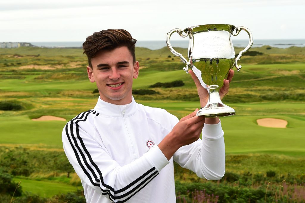 Conor Gough, the youngest player named in the Great Britain & Ireland Walker Cup squad