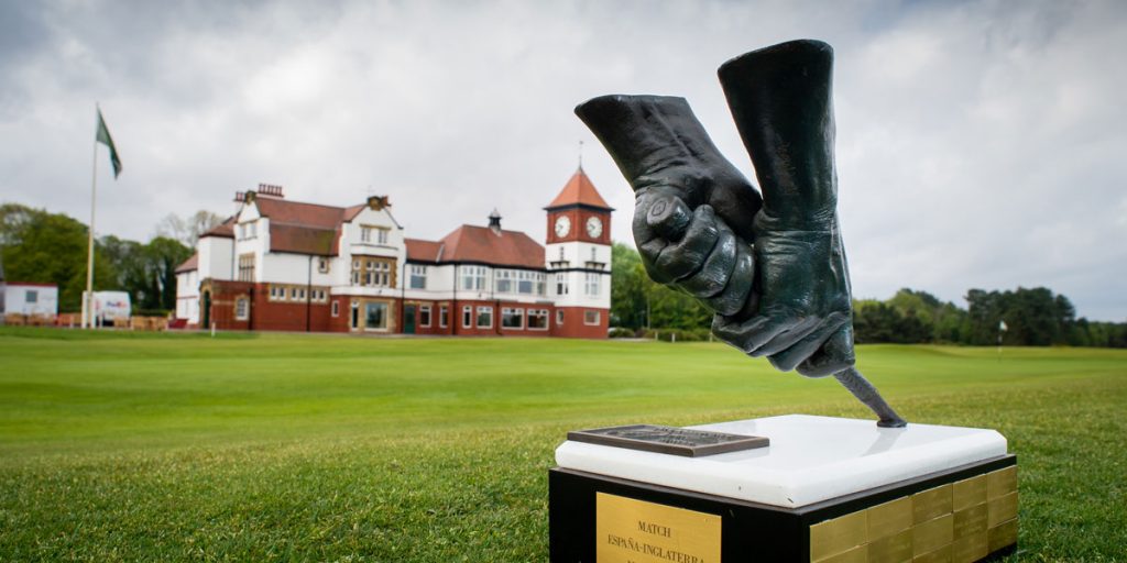 England and Spain will compete for the Seve Ballesteros Trophy in the biennial  international match at Formby this weekend