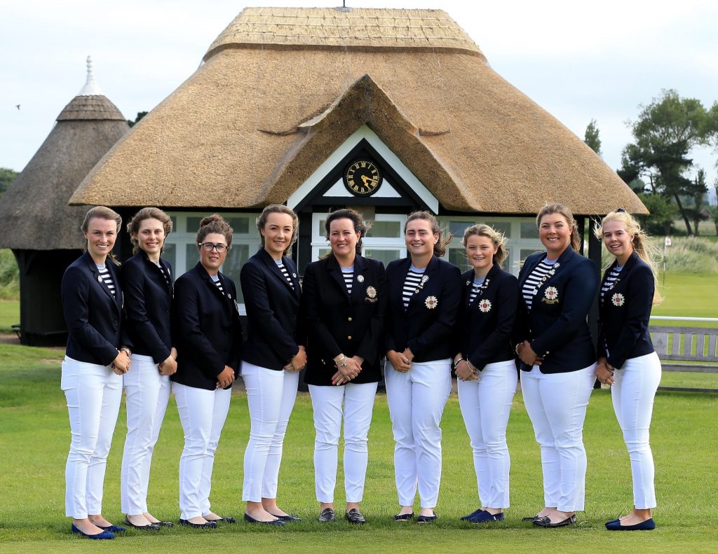 The 2019 Great Britain and Ireland Vagliano team at Royal St George’s