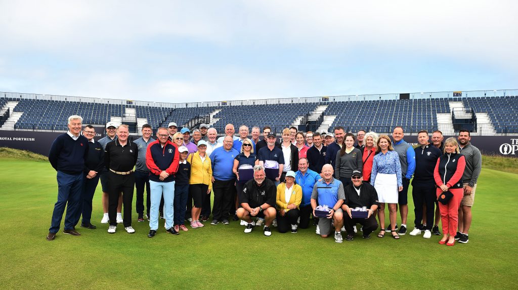 Finalists in the R&A 9 Hole Challenge at Royal Portrush