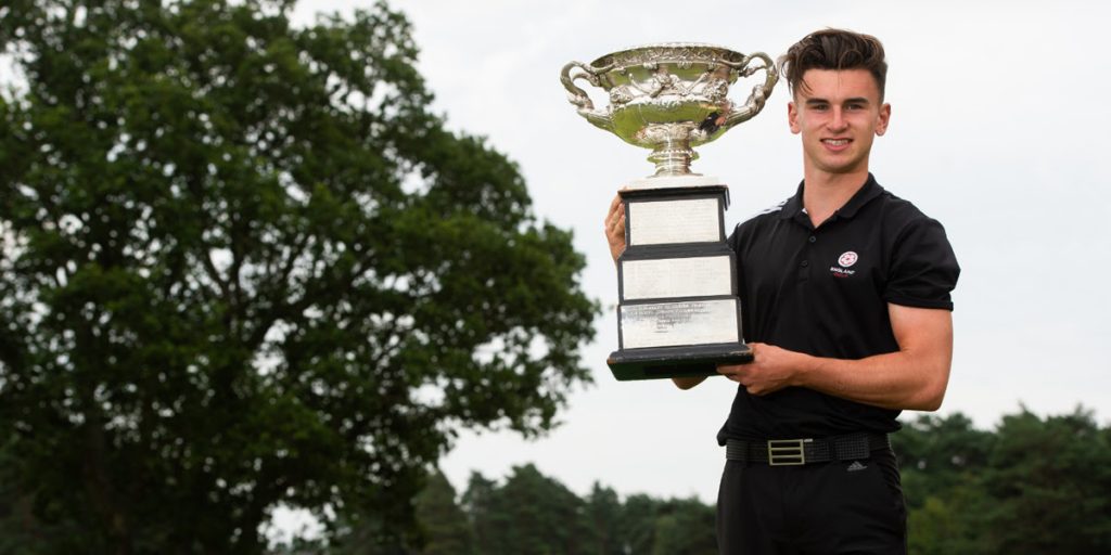 2019 English Amateur Champion Conor Gough, from Stoke Park Golf Club