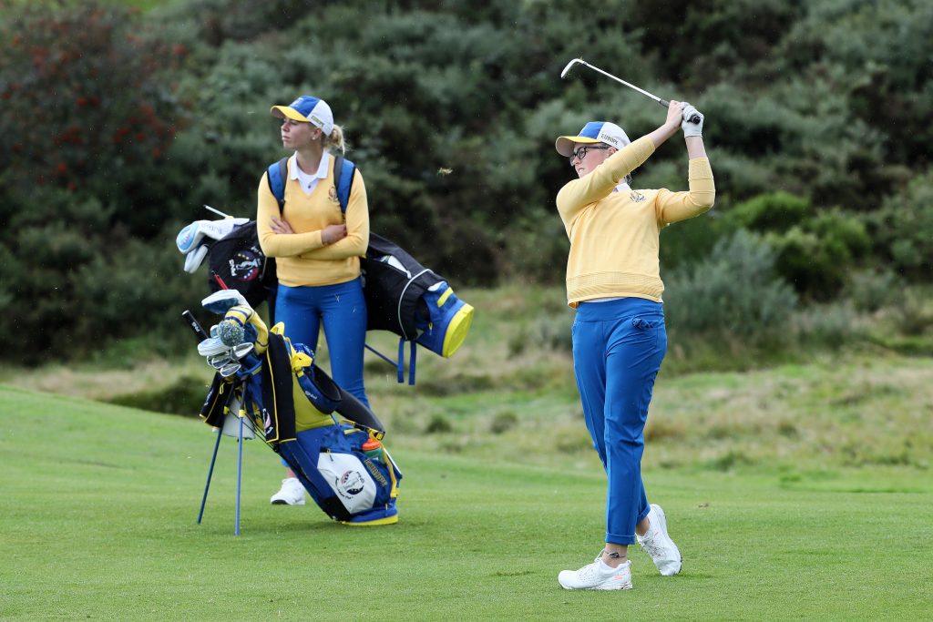 Scotland’s Hannah Darling during practice fo the 2019 Ping Junior Solheim Cup at Gleneagles