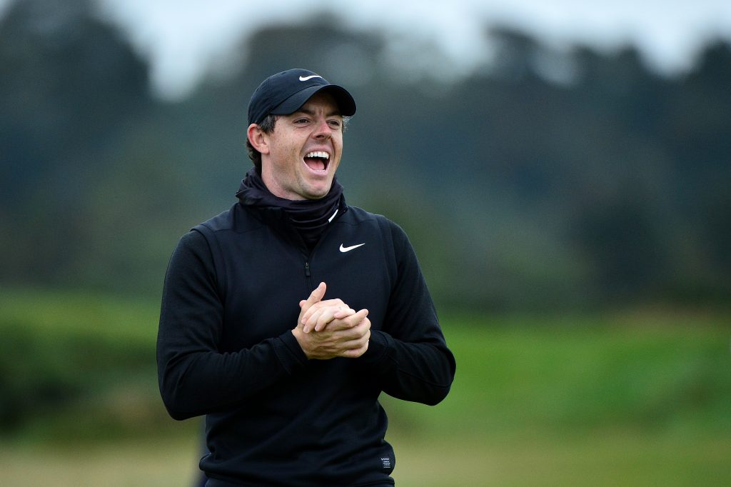 Rory McIlroy in practice round at the 2019 Alfred Dunhill Links