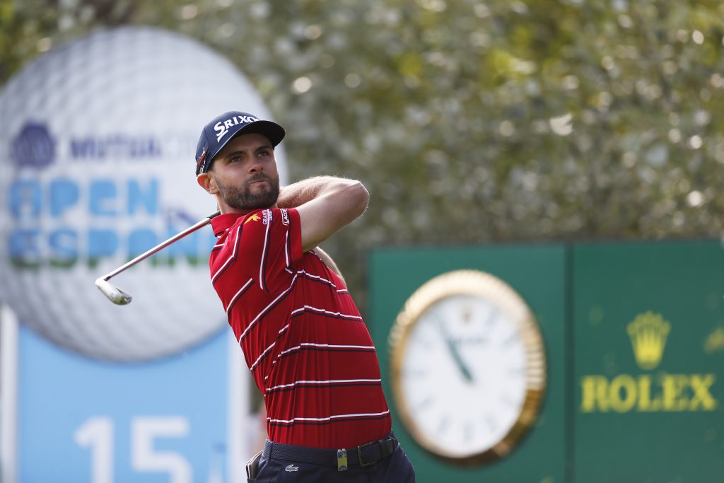 Adri Arnaus in the first round of the 2019 Spanish Open