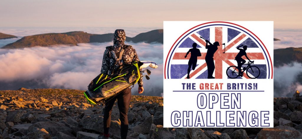 Iron Golfer Luke Willett who is undertaking the Great British Open Challenge to play every course that his hosted The Open, cycling from course to course