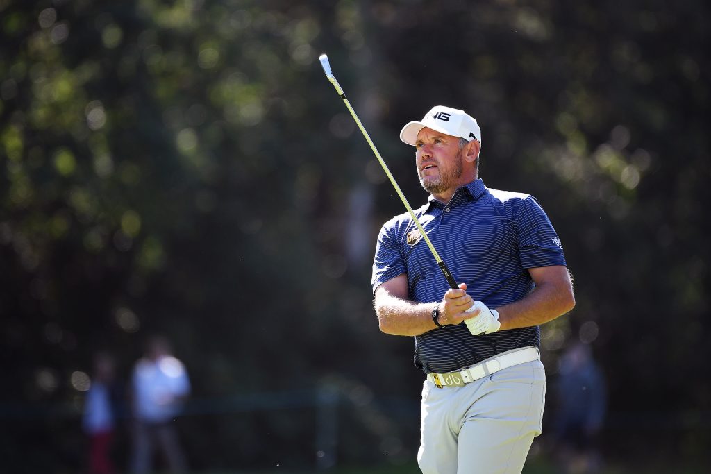 LEE WESTWOOD the defending champion at the 2019 Nedbank Golf Challenge at Sun City