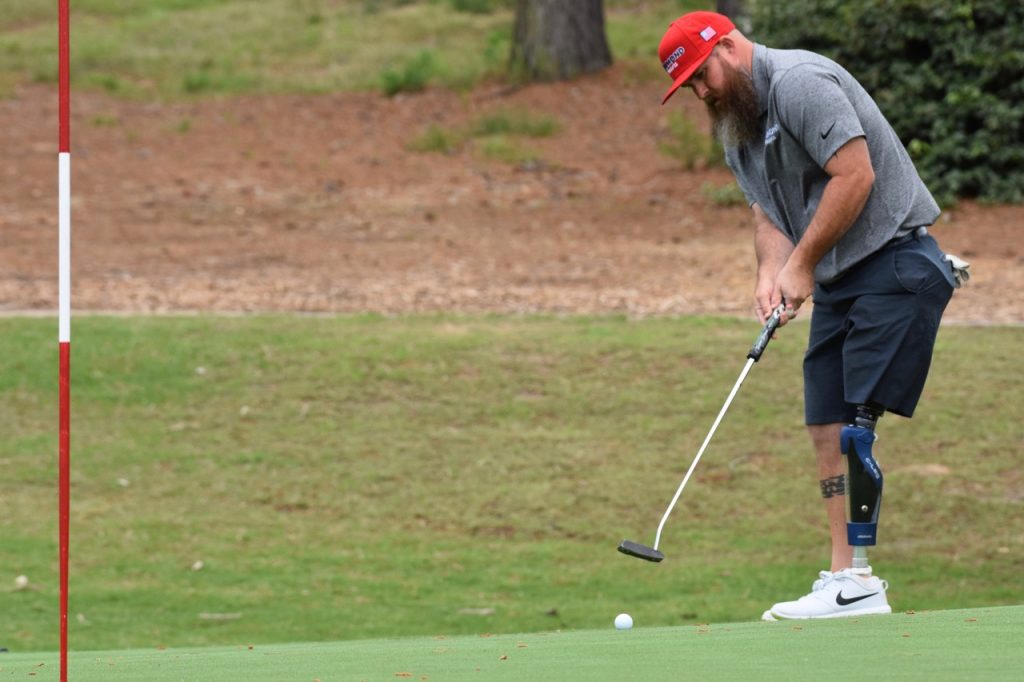 American disabled golfer Chad Pfeifer 