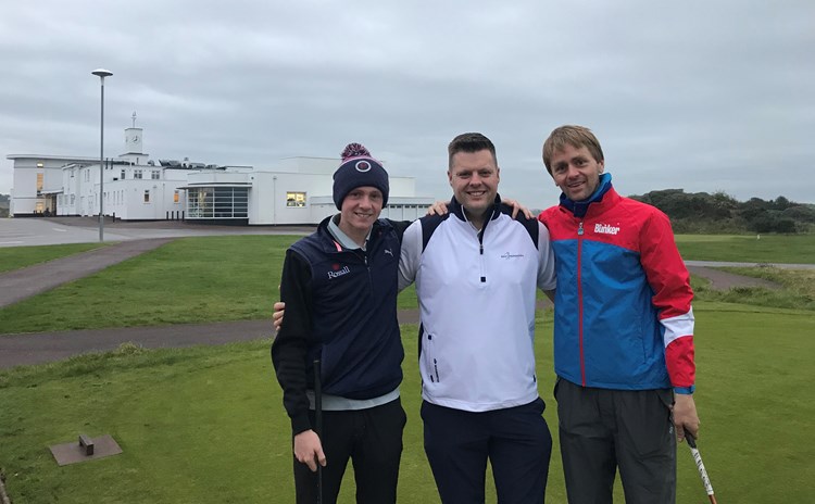 Iron Golfer Luke Willett at Royal Birkdale in his Great British Open Challenge