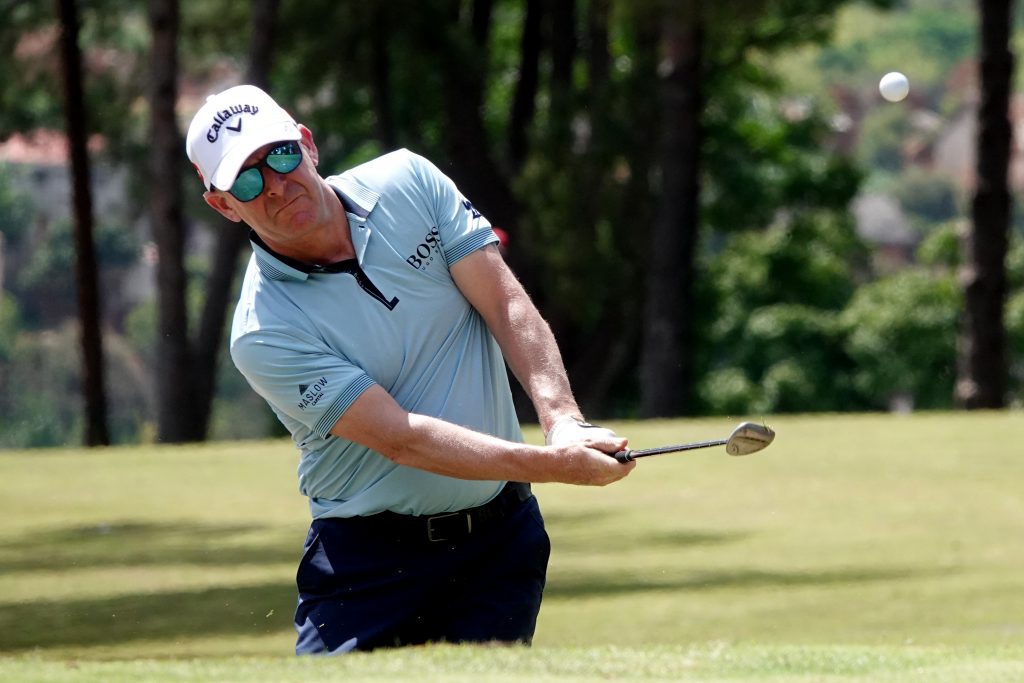 GARY EVANS in the first round of the 2019 MCB Tour Championship at Madagascar’s International Golf Club Du Rova