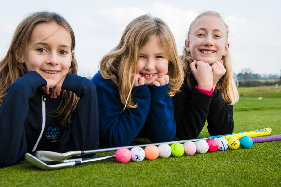 youngsters from Essex who have taken part in Girls Golf Rocks