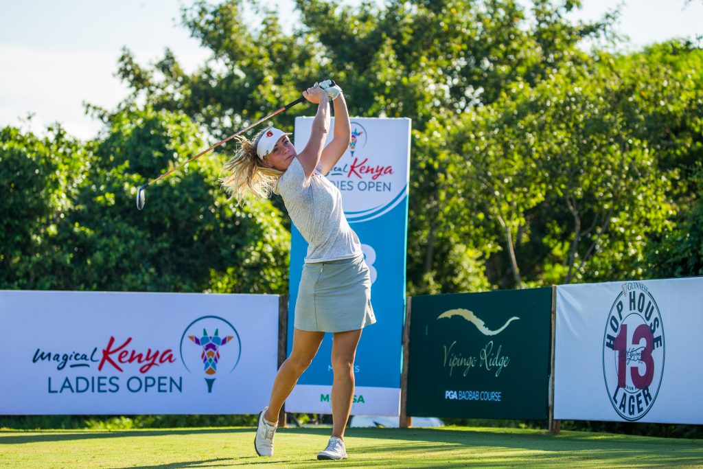 Sweden’s Julia Engström first round leader in the 2019 Magical Kenyan Ladies Open