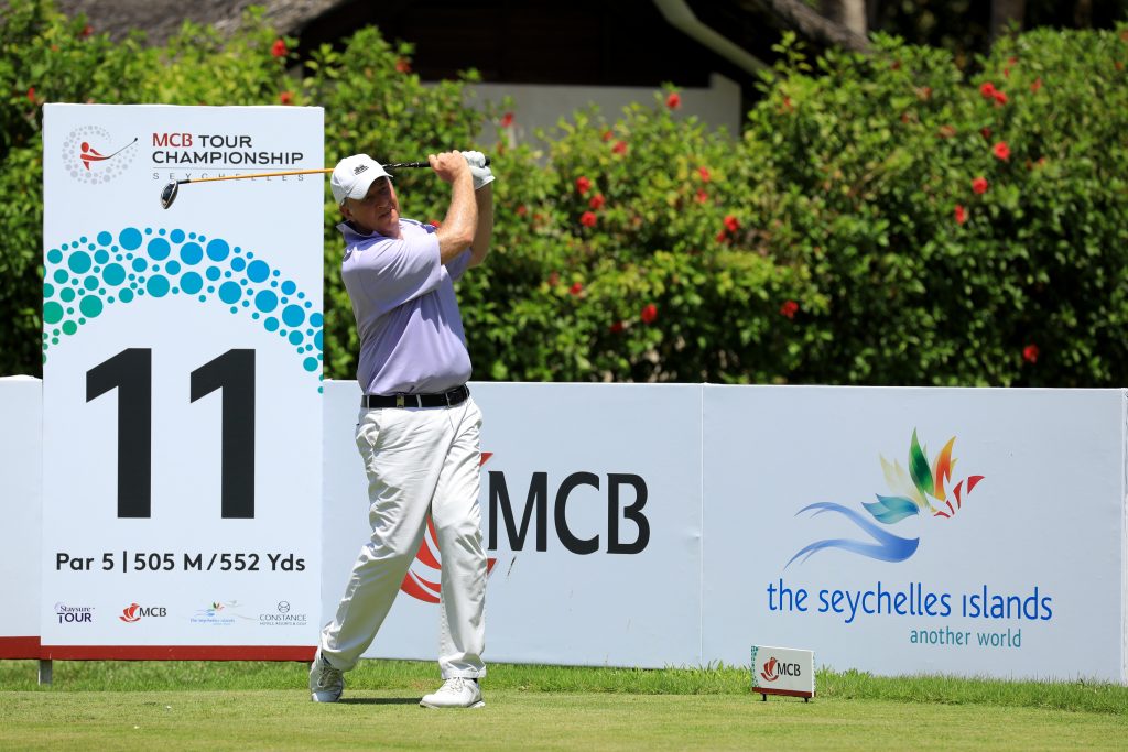 Gary Orr the first round leader at the 2019 MCB Tour Championship at Seychelle’s Constance Lemuria