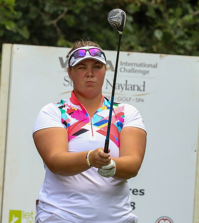 Alice Hewson a member of the Ladies European Tour and the Symetra Tour in America