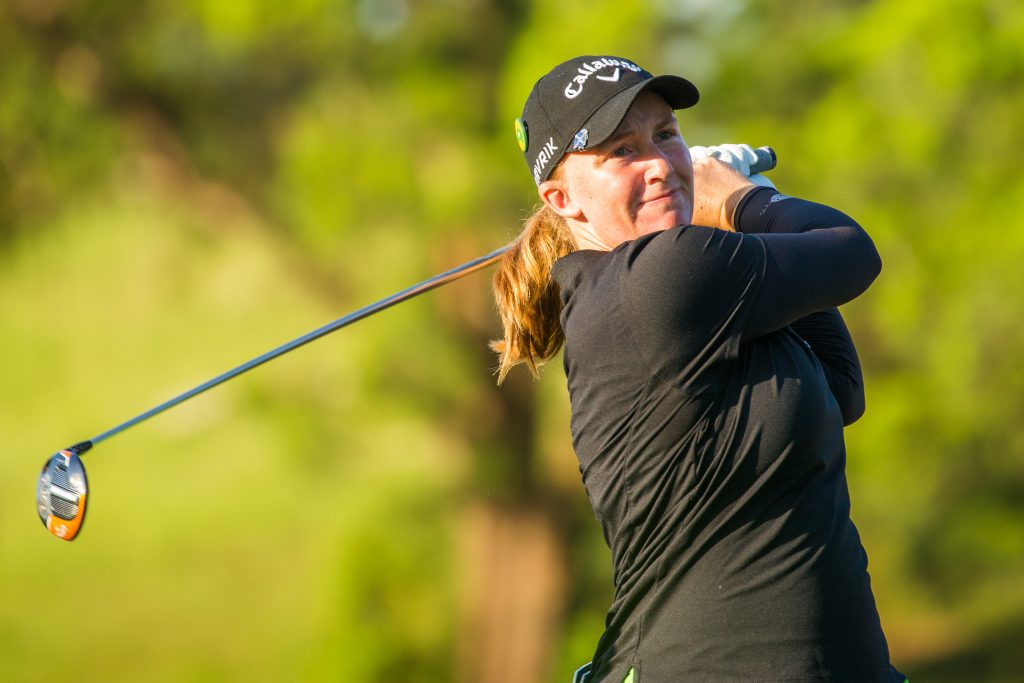 Scotland’s Gemma Dryburgh during the first round of the 2020 Australian Ladies Classic at Bonville Golf Resort