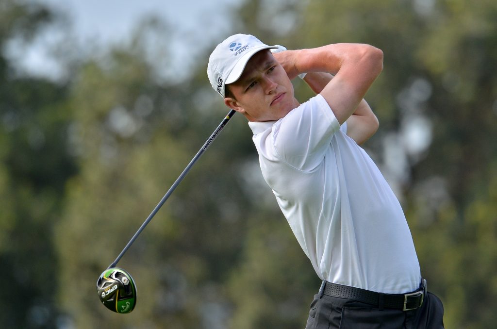 James Wilson who led the 2020 South African Stroke Play Championship after the first round at Randpark Golf Club