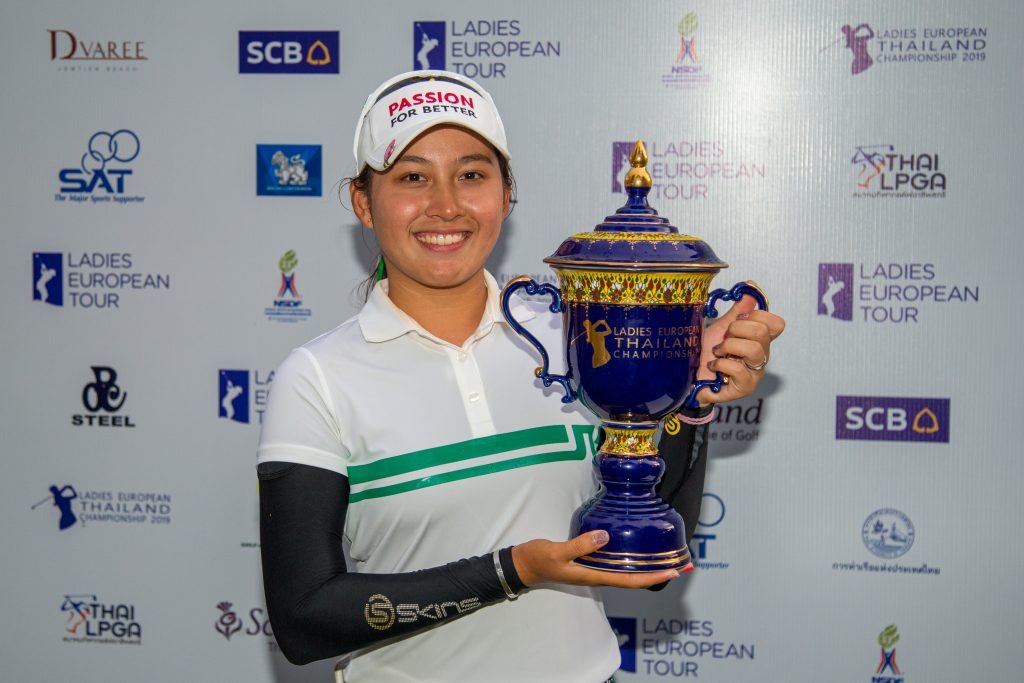 Atthaya Thitikul the 2019 Thailand Championship winner on the Ladies European Tour (LET)