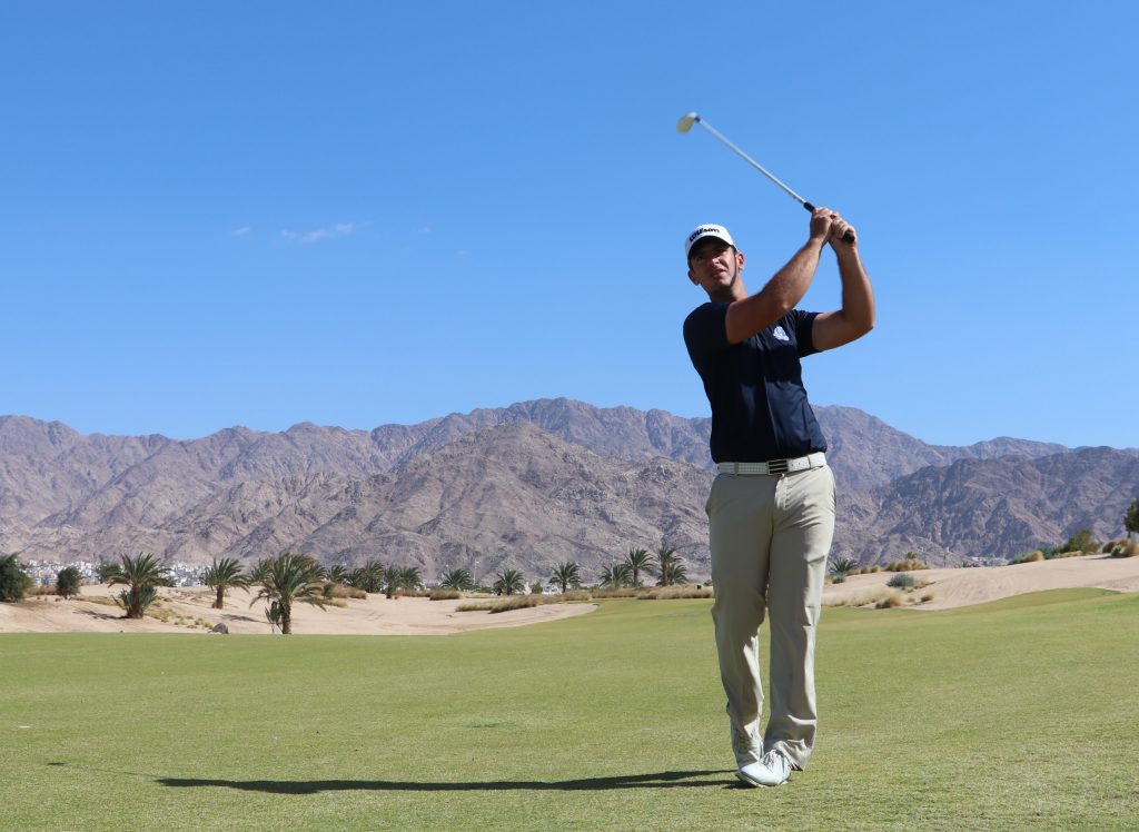 Castle Royle’s David Langley leads the MENA Tour’s Journey to Jordan order of merit heading into the 2020 Journey to Jordan No. 2 tournament at Ayla Golf Club
