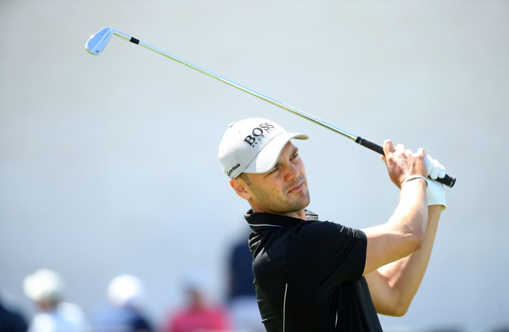 Martin Kaymer practicising for the first round of the 2020 Commercial Bank Qatar Masters which moves from Doha Golf Club to Education City Golf Club