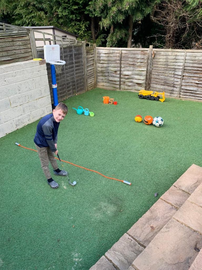 The Golf Foundation’s Golf at Home programme aims to make practice during the lockdown fun
