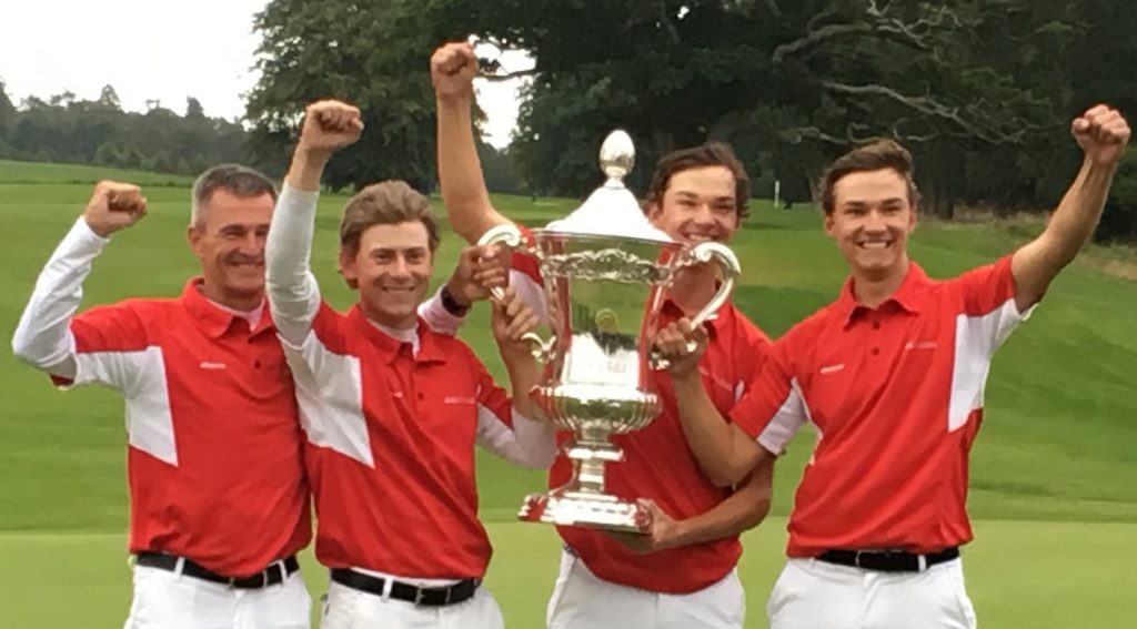 Denmark – winners of the 2018 Eisenhower Trophy at the World Amateur Team Championship, organised by the IGF