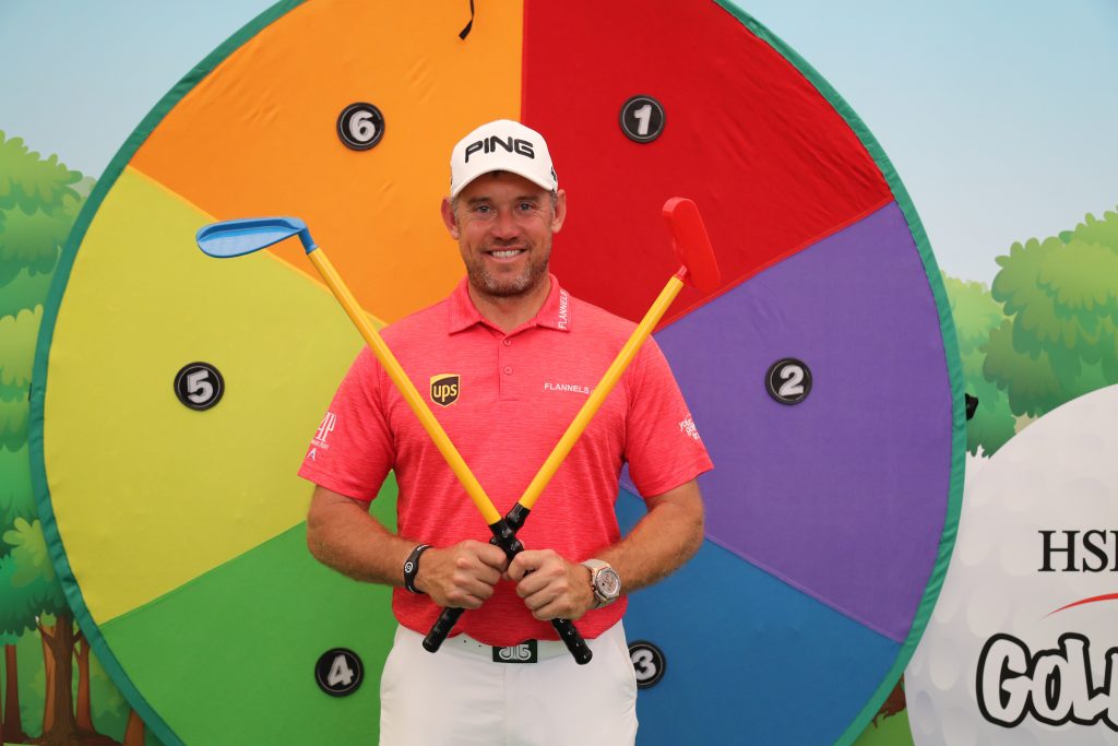 Lee Westwood supporting the Golf Foundation at The 2017 Open at Royal Birkdale