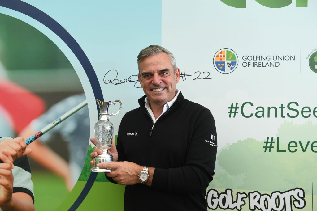 2019 Spirit of Golf Award winner Paul McGinley