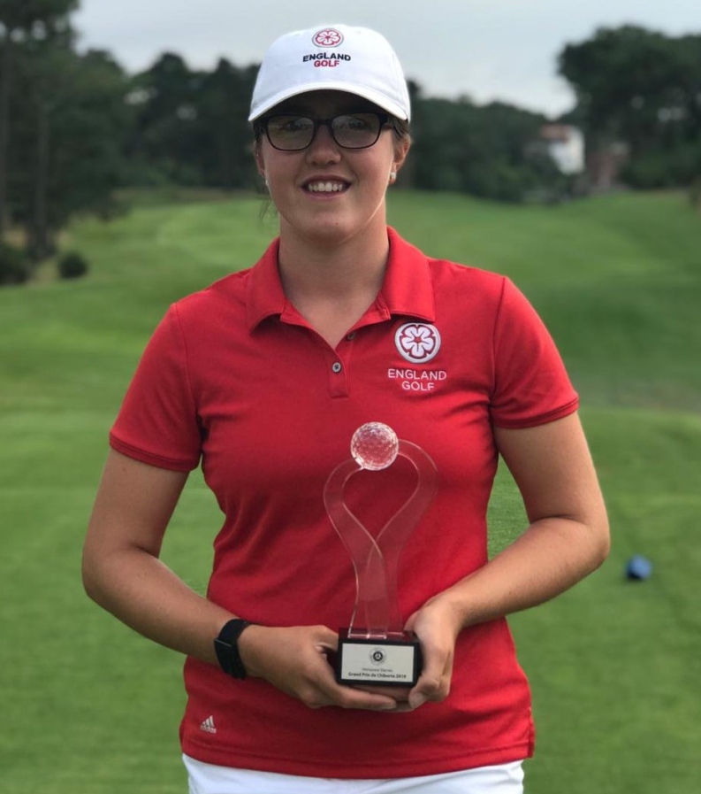 2019 Chiberta Grand Priz winner Amelia Williamson, from Royal Cromer Golf Club