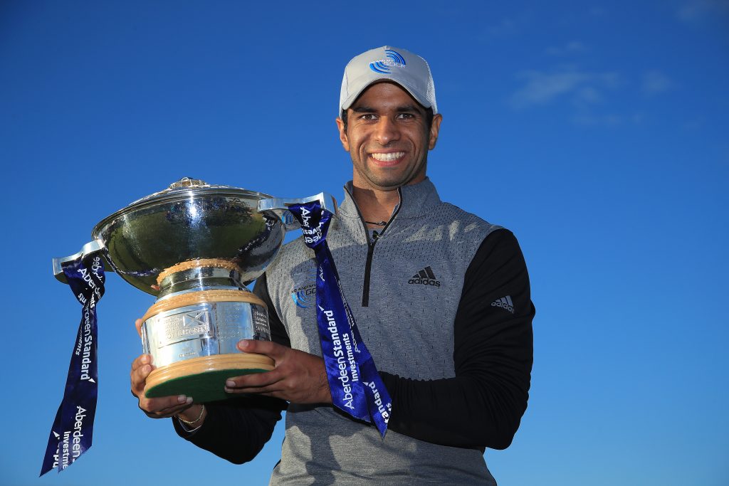 Aaron Rai beat Tommy Fleetwood in a play-off to capture the 2020 Aberdeen Standard Investments Scottish Open at The Renaissance Club