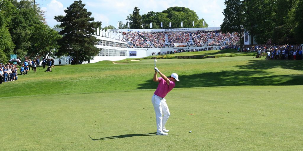 Tommy Fleetwood and the other English players will have to get to used to having now crowds at Wentworth in this week’s BMW PGA Championship